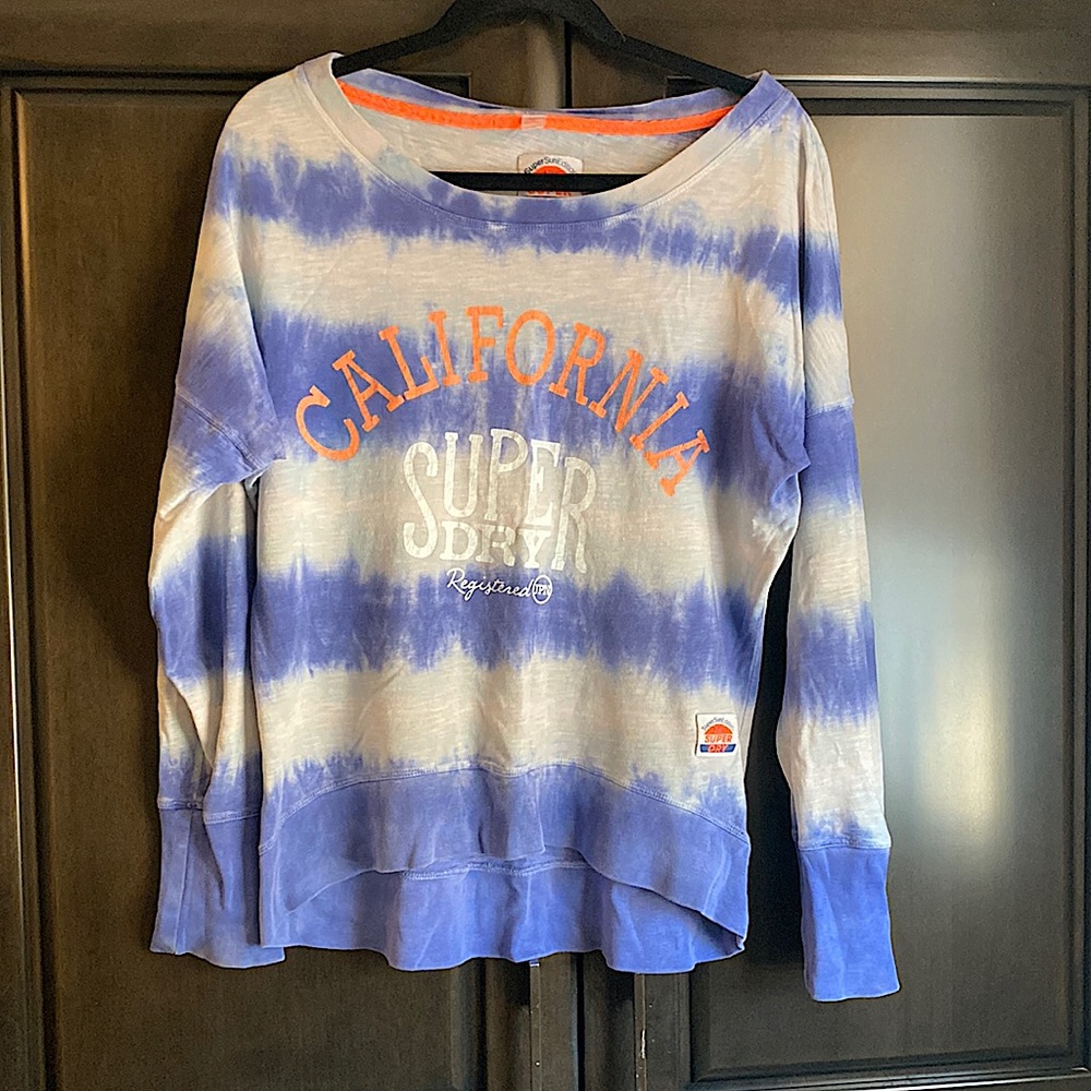 Superdry Super Sun Edition Tie dye long sleeve tee